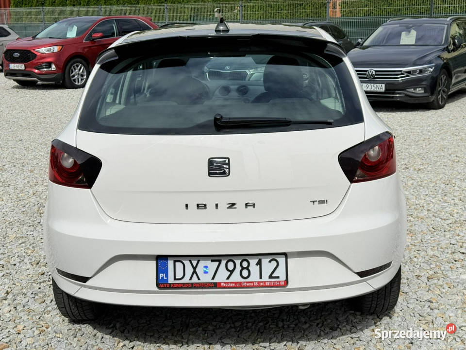 Seat Ibiza 12 TSi 105 2013 serwisowany IV 2008 gniazdo AUX dolnośląskie Wrocław