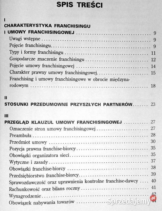 Franchising Wzory umów z komentarzem Bernadeta miękka Chełm