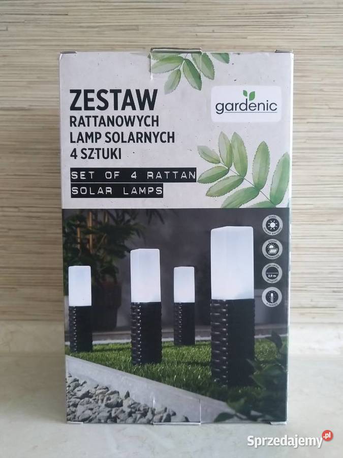 NAJTANIEJ Lampki Solarne Ratanowe Lampy Rattan 4 Zabrze sprzedam