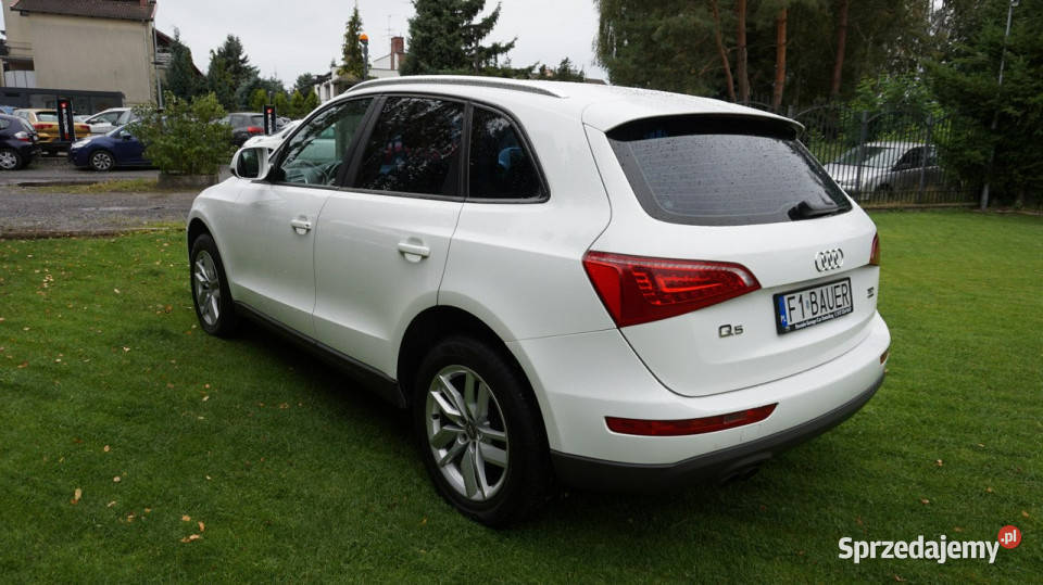 Audi Q5 Super stan Gwarancja 8R 2008 biały Zielona Góra