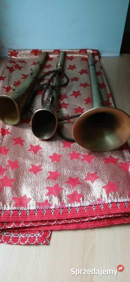 Stare mosiężne trąbki Sygnałowa Kraków sprzedam