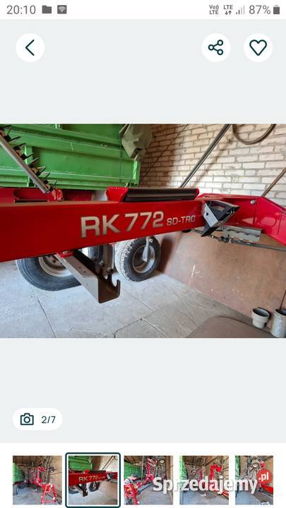 Sprzedam zgrabiarkę dwukaruzelową Piaski