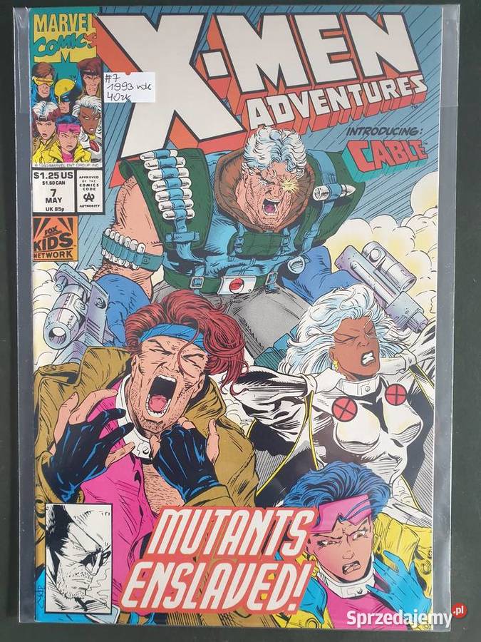 XMen Adventures zestaw 6 oryginalnych komiksów Gdynia