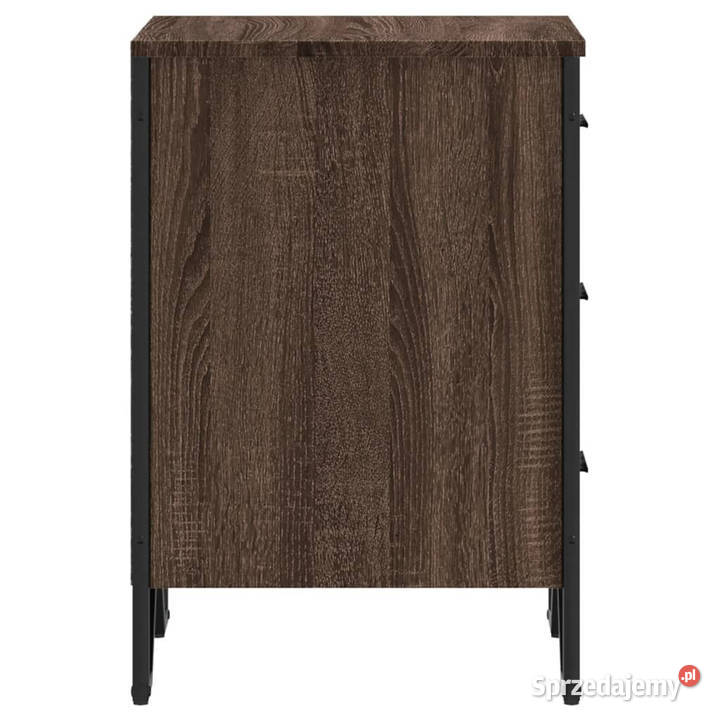 Szafka nocna brązowy dąb 40x41x60 materiał Nocne Dom i Ogród Warszawa