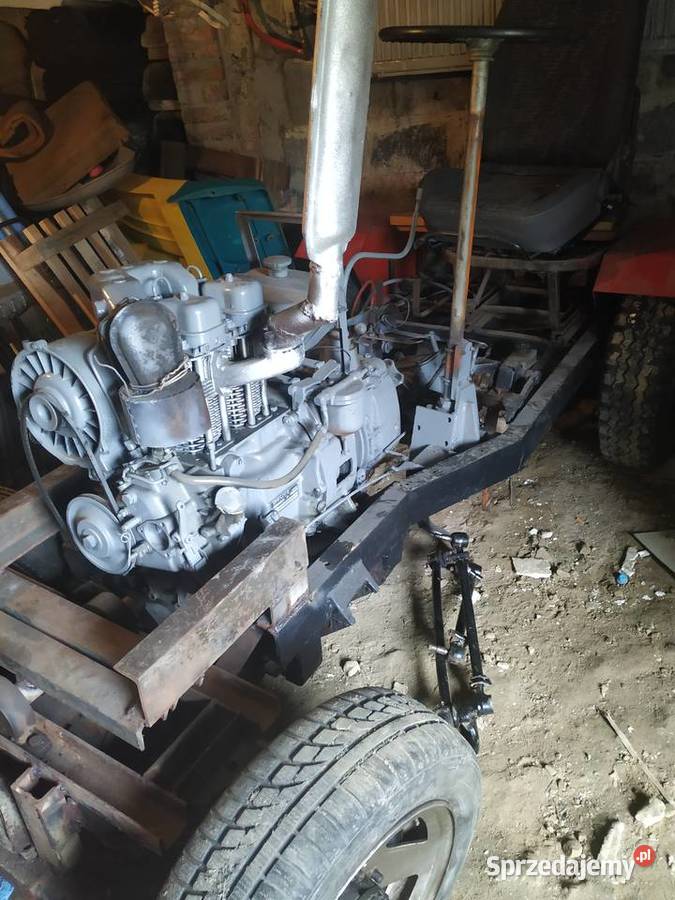 Traktorek, capek, silnik Deutz, skrzynia z reduktorem
