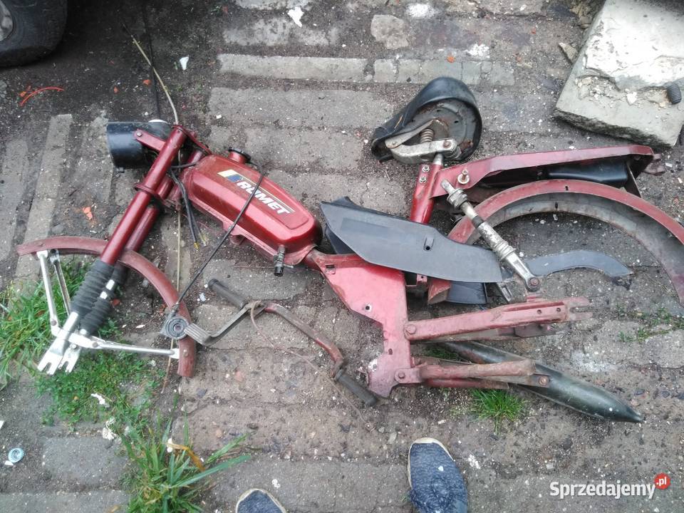Romet Kadet Rama z dokumentami nie kawawskkomar motorower Trachy