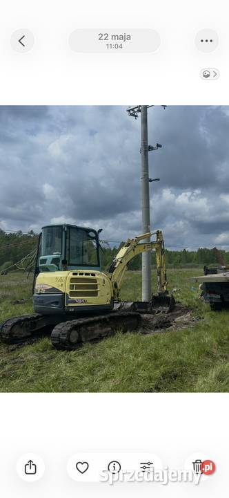 Yanmar VIO 57 u koparka Gąsienicowa świętokrzyskie Busko-Zdrój
