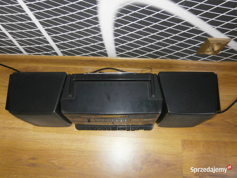 Radiomagnetofon BOOMBOX SANYO M W232LOET sprawny Gramofony Łódź sprzedam