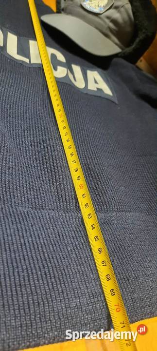 SWETER ZIMOWY POLICJA XL CZAPKA USZATKA K70 Warszawa