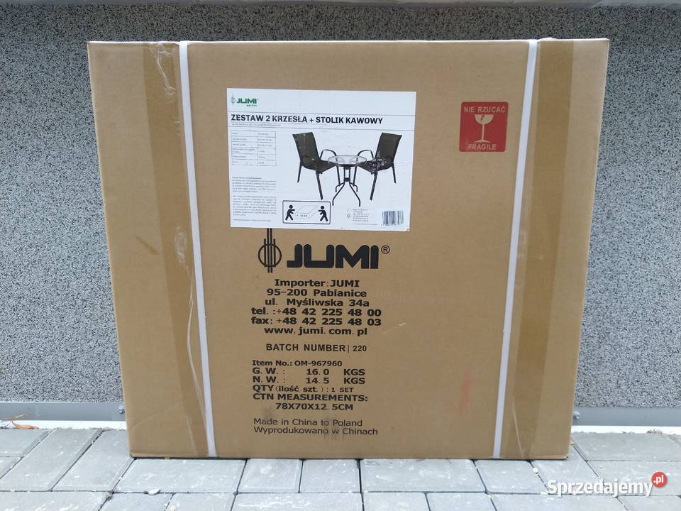 NAJTANIEJ Zestaw Mebli Balkonowych Tarasowych śląskie Zabrze