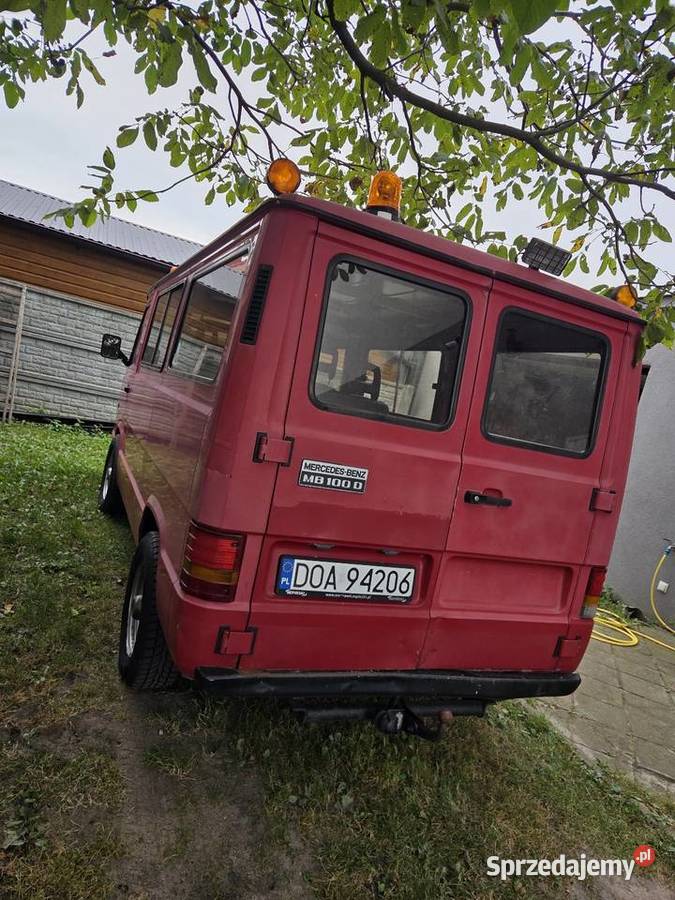 Mercedes MB100 24D 9osobowy strażacki oryginał Jelcz-Laskowice