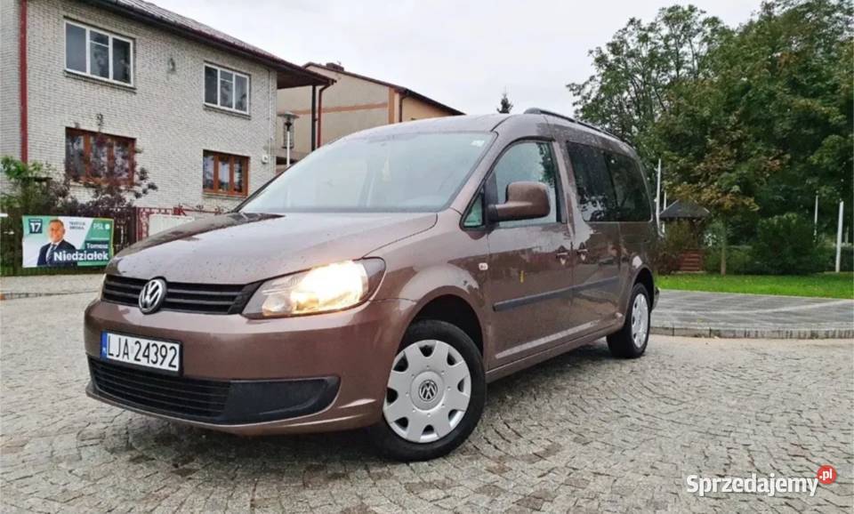 VW caddy 7osb Niski przebieg 155 Dzwola