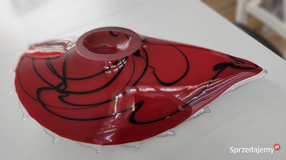 Duża muszla szkło Ciechanowiec