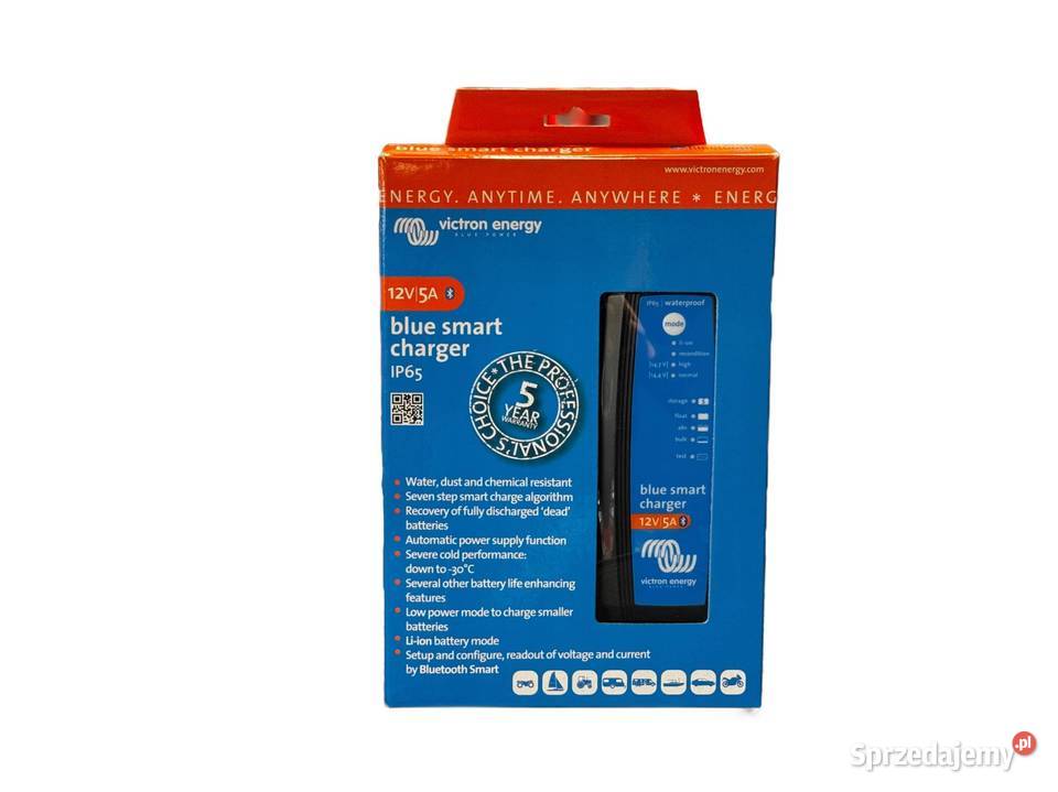 Ładowarka VICTRON 5 Blue Smart IP65 12V 5A Jelcz-Laskowice