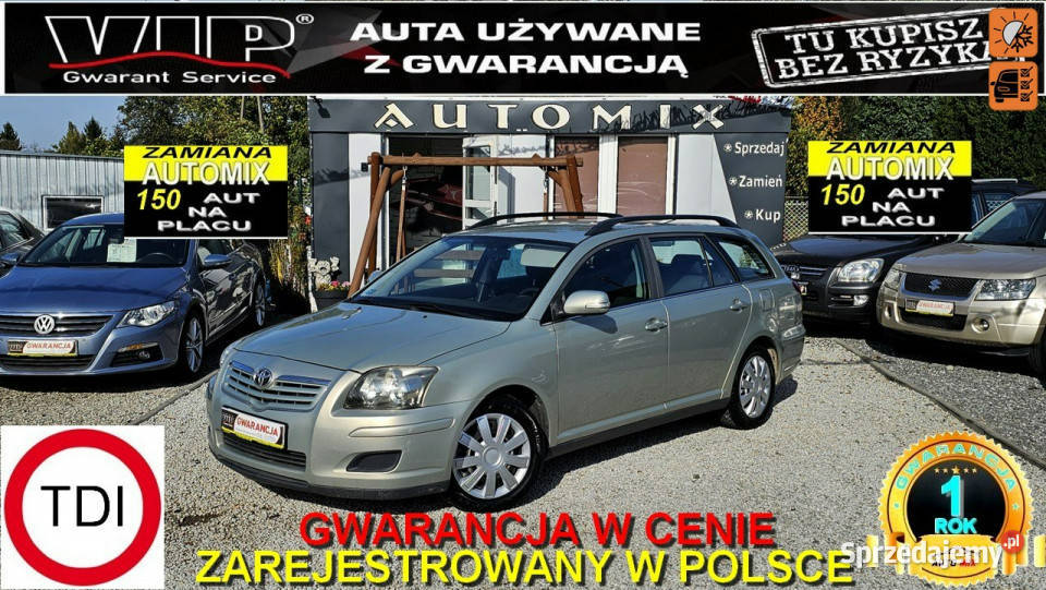 Toyota Avensis Super Stan Oszczędny 2008r Avensis dolnośląskie Świdnica