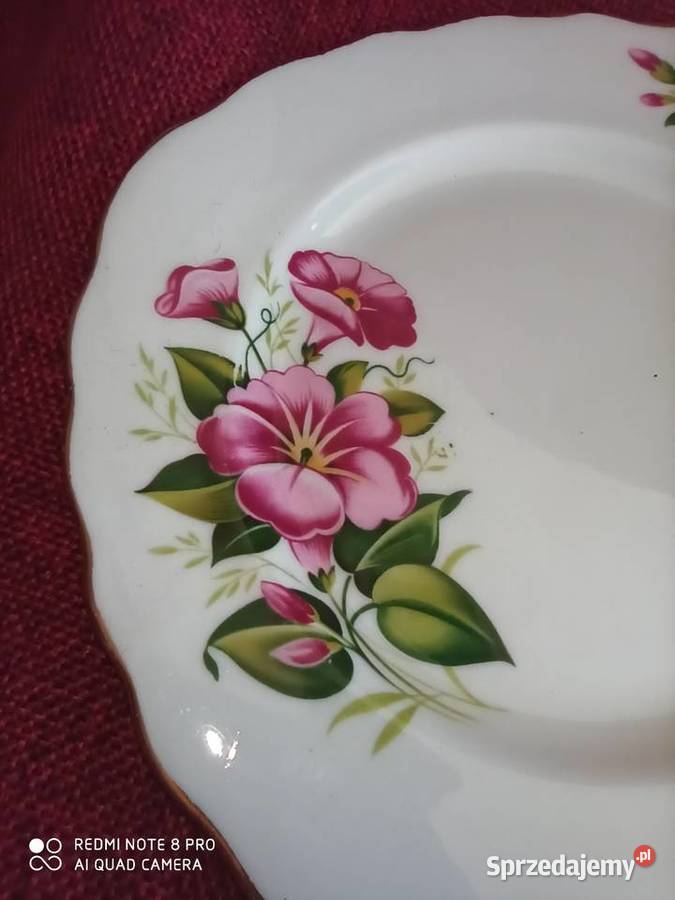 Filiżanka z talerzykiem deserowym
PowojnikRegent Porcelana i szkło Gdańsk sprzedam