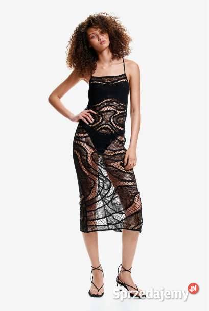 czarna sukienka hm xs 34