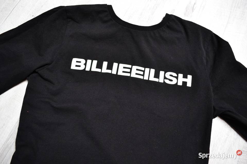 Bluzka czarna dopasowana Billie Eilish 140 S Toruń sprzedam