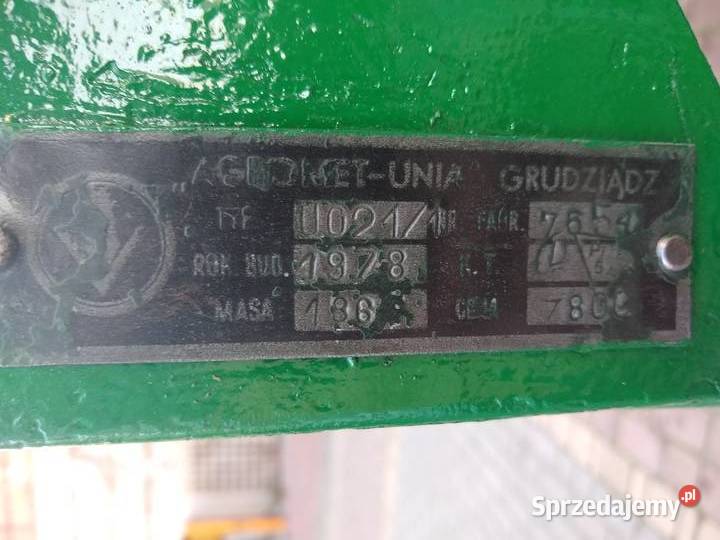 Pług dwuskibowy Grudziądz nieuszkodzony pomorskie Gnieżdżewo