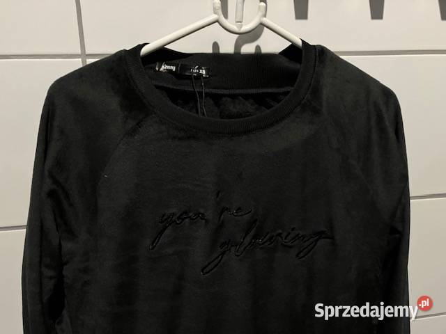 czarna piżama welurowa xs 34 sinsay Piżamy i szlafroki Toruń