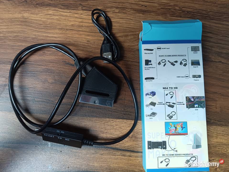 Konwerter Scart na HDTV Konwerter Scart na HDTV Pozostałe Zbylitowska Góra sprzedam