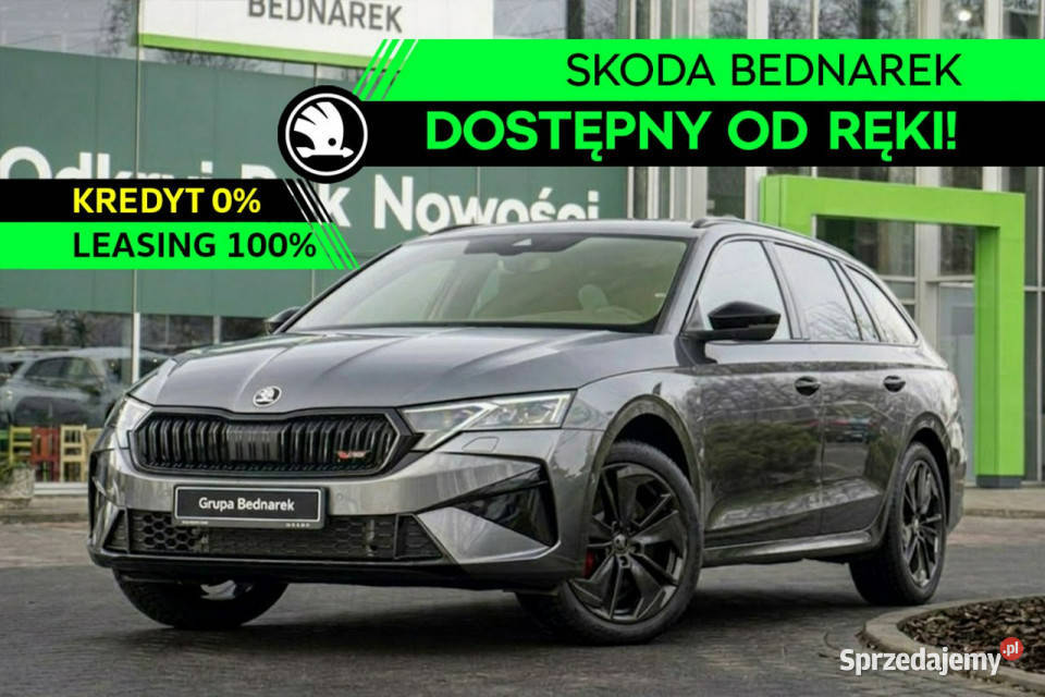 koda Octavia Combi RS 20 TSI 265 DSG Dostępna nieuszkodzony Łódź