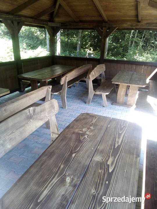 Meble ogrodowe drewniane solidne Altany i wiaty Bodzentyn