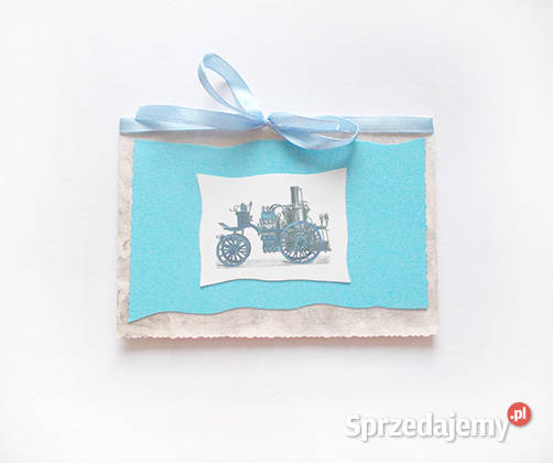 kartka chłopakasamochód kartka bez życzeń męska Pozostałe Opole