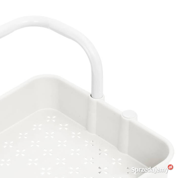 3poziomowy wózek kuchenny biały 42x35x85 żelazo Warszawa