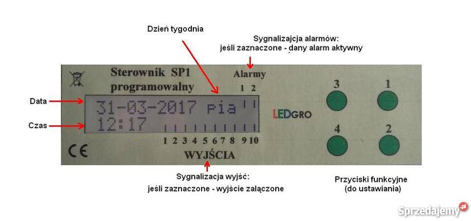 Programowalny sterownik wyjść alarmy mazowieckie Ostrów Mazowiecka