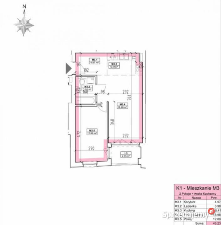 Mieszkanie Lublin 4623m2 2 pokojowe balkon lubelskie sprzedam