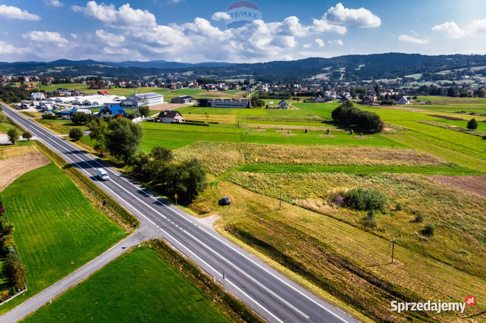 Działka produkcyjnousługowa w Rabie Wyżnej Raba Wyżna
