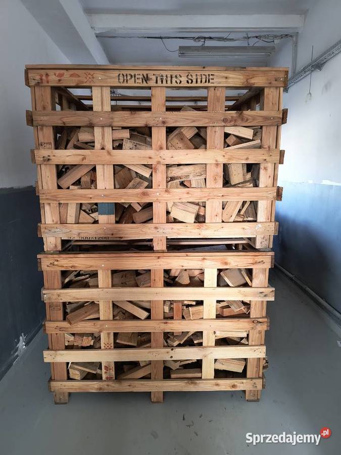 Drewno opałowe pocięte palety skrzynie wielkopolskie Luboń sprzedam