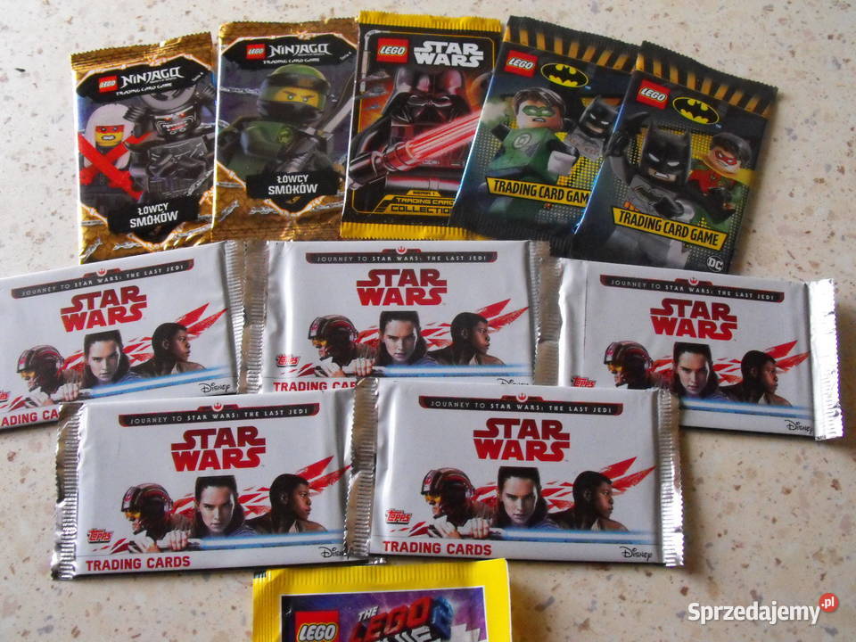 Karty saszetki LEGO STAR WARS NINJAGO Batman Mykanów