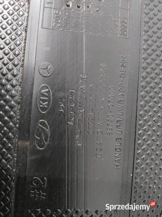 PODŁOGA BAGAŻNIKA OSŁONA PASA TYŁ PROGU KPL sprzedam