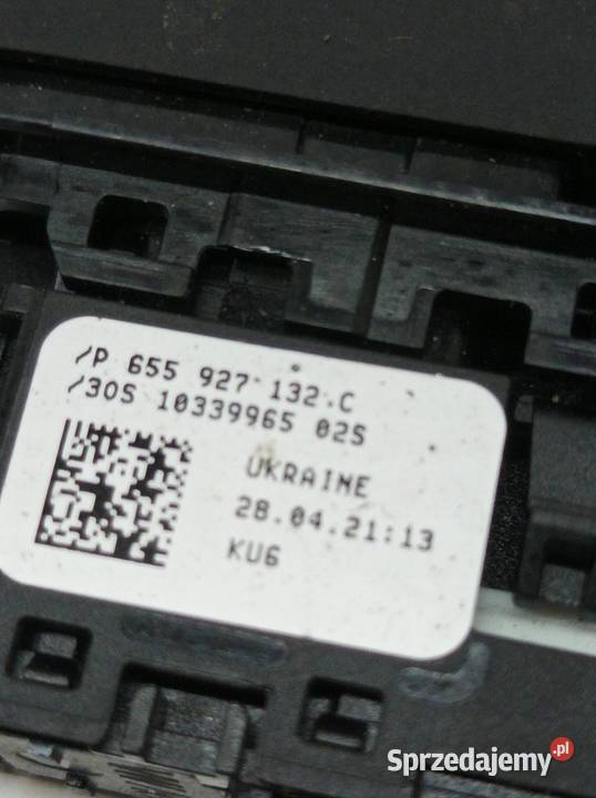 PRZEŁĄCZNIK START STOP 655927132C Skoda Scala I