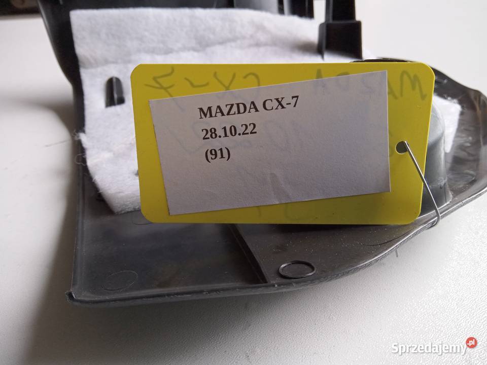 PLASTIK OSŁONA SŁUPKA LEWY PRZÓD MAZDA CX7 22 D osobowe Nowy Tomyśl