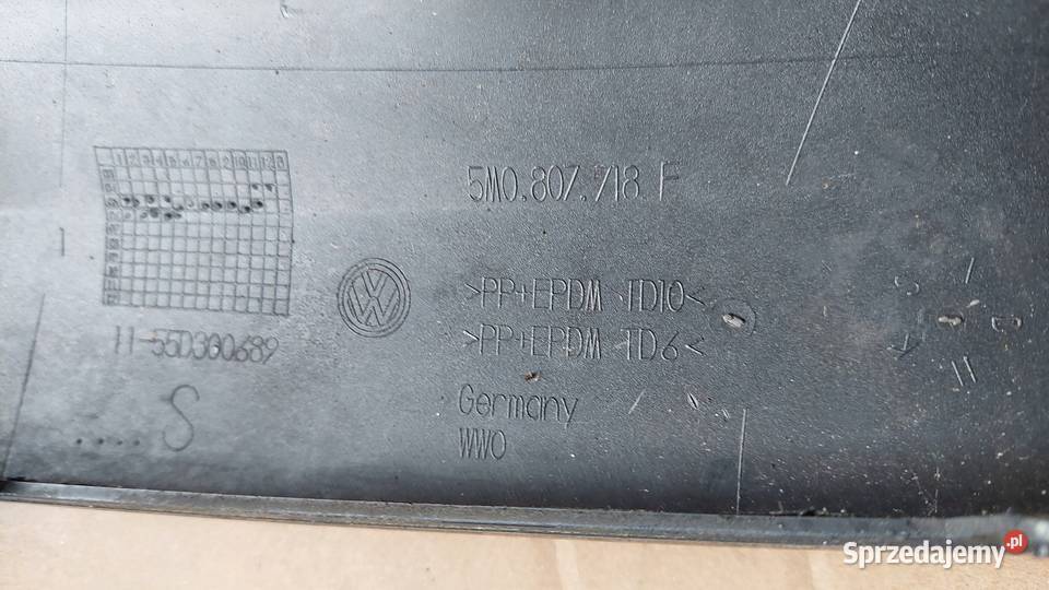 LISTWY PRZÓD KOMPLET VOLKSWAGEN GOLF 5 PLUS Międzychód
