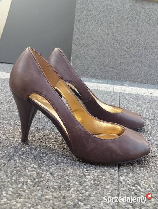 Damskie czółenka vintage Ted Baker 37 skóra