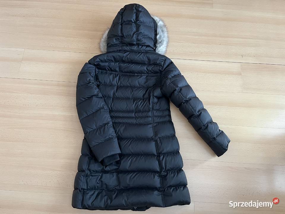 Kurtka puchowa Tommy Hilfiger S granatowa Bez wzoru Gdańsk