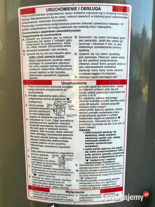 Zbiornikowy podgrzewacz wody marki Rheem typ Kraków