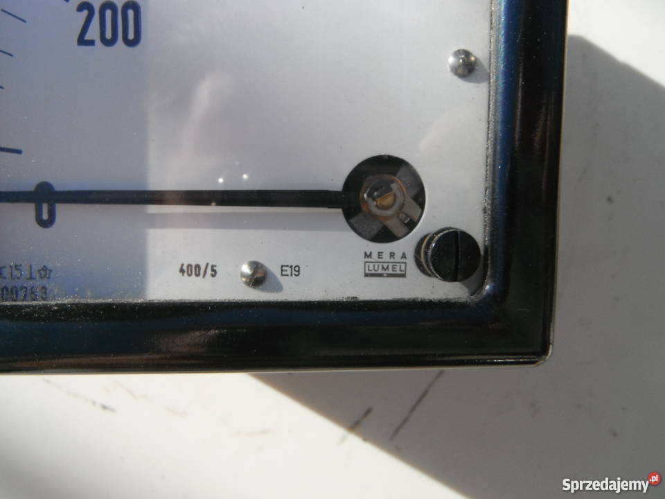 Amperomierz 400A 800A typ E19 Lumel Nowy miernik Barak