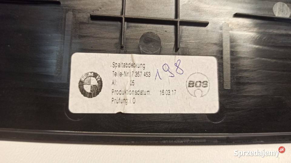 BMW 7 G11 ROLERA OSŁONA TYLNEJ KANAPY 7357453 sprzedam