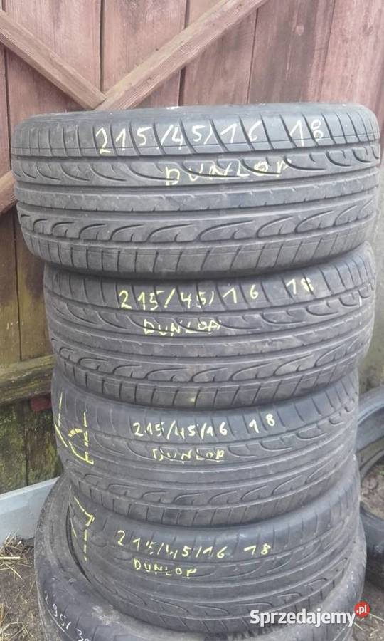 21545R16 opony letnie Dunlop 7mm Bielsk Podlaski