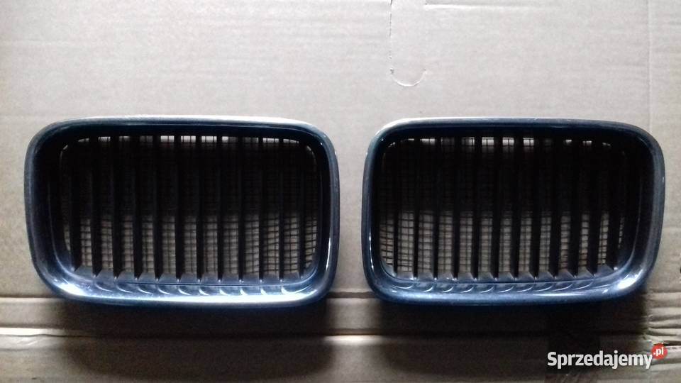 BMW 3 E36 95 CZARNE CHROM NERKI GRILL e36 tuning Wrocław