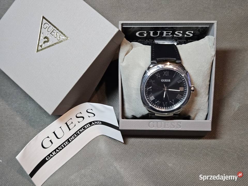 Zegarek guess z pudełkiem Zegarki, tarcze i wskaźniki kujawsko-pomorskie