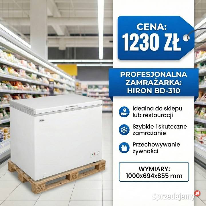 Zamrażarka Hiron BD310 Lodówki i zamrażarki Wrocław sprzedam