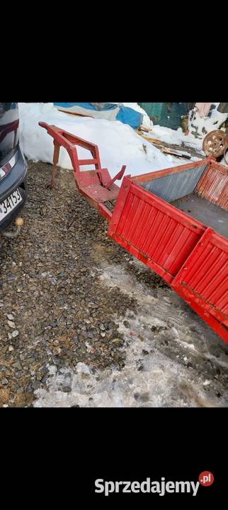 Przyczepa do traktora z kiprem samowolnym Nowy Sącz