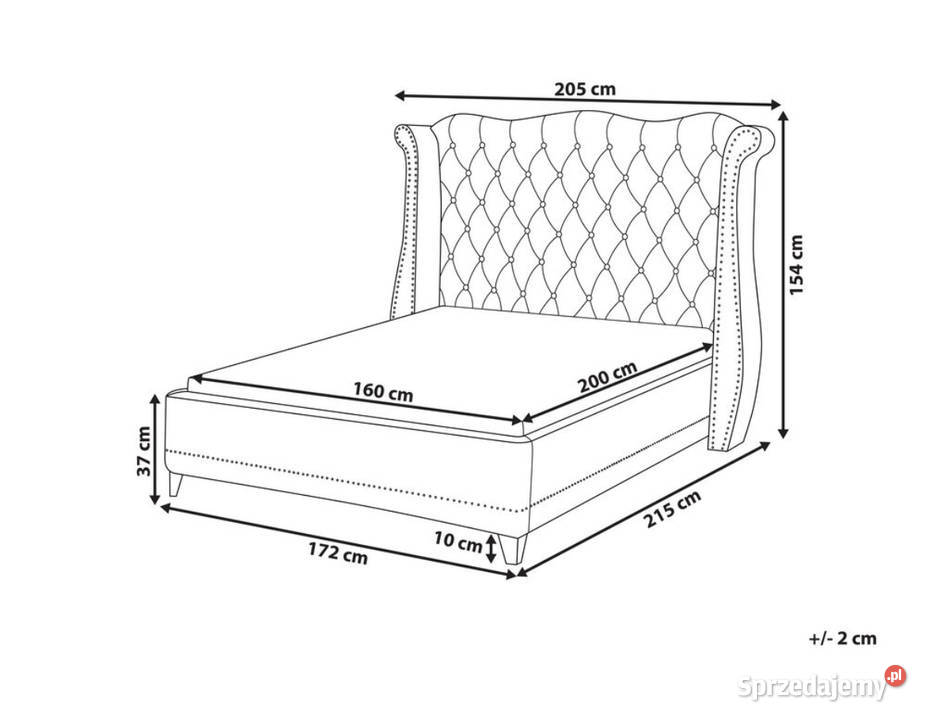 Łóżko tapicerowane Gdańsk