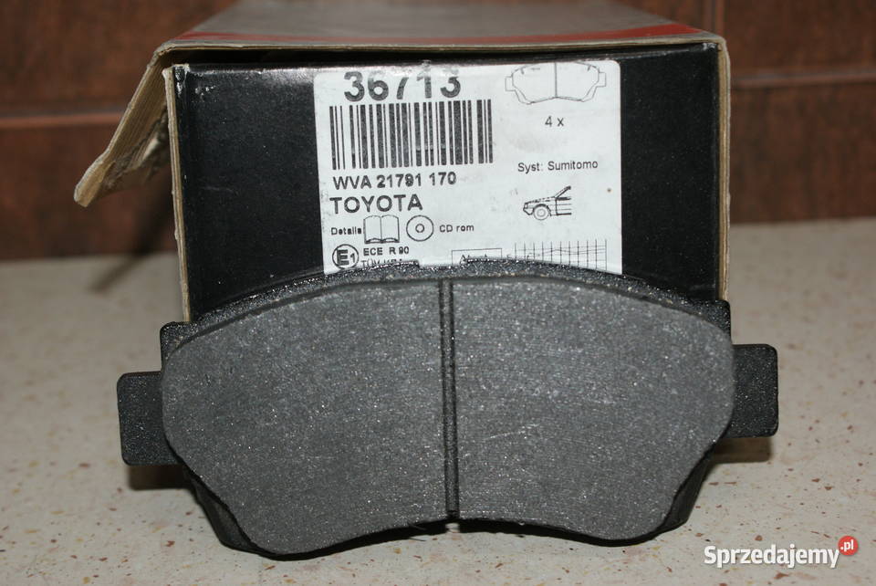 36713 ABS KLOCKI HAMULC TOYOTA CELICA 9399 Pozostałe Białobrzegi